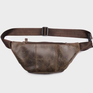 Túi Đeo Chéo Bụng Da Bò Thật Cao Cấp Cá Tính DB286