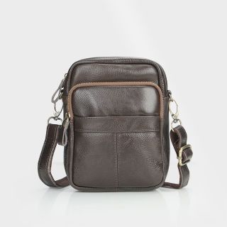 Túi Da Bò Đeo Chéo Dáng Đứng Nhỏ Gọn DD05