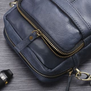 Túi Da Bò Đeo Chéo Dáng Đứng Nhỏ Gọn DD05