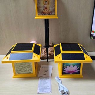 MÁY NIỆM PHẬT NĂNG LƯƠNG MẶT TRỜI CÓ ĐÈN