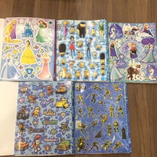 Bộ 5 Set Sách Miếng Dán Hình Thông Minh Cho Trẻ