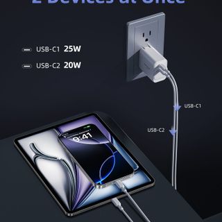 Sạc nhanh Innostyle 45W GoChargeDual USB-C Charger – IC45-2C