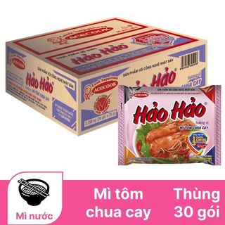 Mì Hảo Hảo Tôm Chua Cay gói 75g Thùng 30 gói