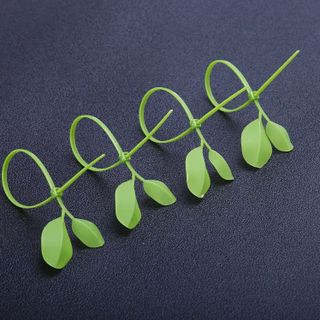 Thít Lá- Set 10 dây thít nhựa hình lá cây dùng trang trí xe máy, xe đạp, dây lạt nhựa buộc hoa quả