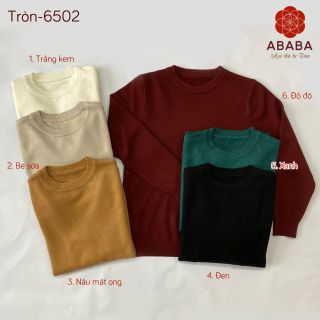 Áo len nam cổ tròn hàng cao cấp, form đẹp, chất dày dặn tron-6502 Hà Đinh