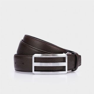 Thắt Lưng Nam Da Bò Khóa Bấm Vân Miu DT243T33