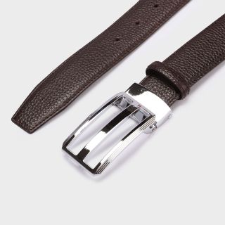 Thắt Lưng Nam Da Bò Khóa Bấm Vân Miu DT243T33