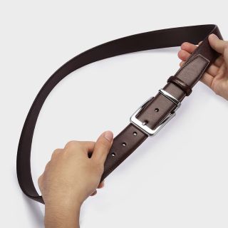 Thắt Lưng Nam Da Bò Đầu Kim Dây Trơn Cá Tính DT240T17