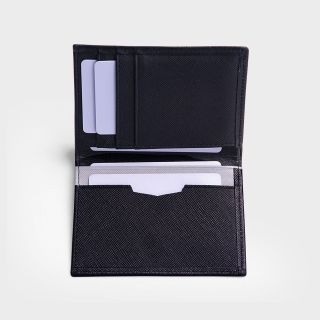 Ví Nam Mini Da Bò Saffiano Mỏng Gọn Thanh Lịch DFB263