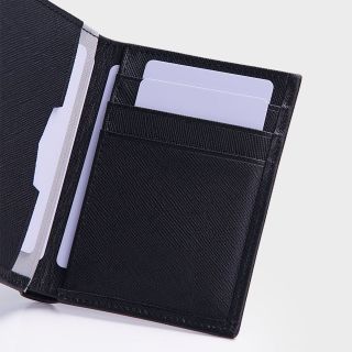 Ví Nam Mini Da Bò Saffiano Mỏng Gọn Thanh Lịch DFB263