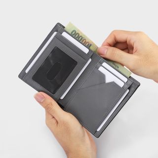 Ví Nam Da Bò Dáng Đứng Nhỏ Gọn FB260