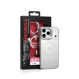 Ốp Lưng Magsafe Mipow Kingbull Tempered Glass StandX Transparent iPhone 17 Series