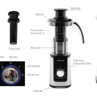 MÁY XAY SINH TỐ ĐA NĂNG SUNHOUSE SHD5322