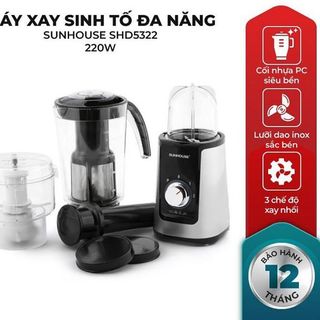 MÁY XAY SINH TỐ ĐA NĂNG SUNHOUSE SHD5322