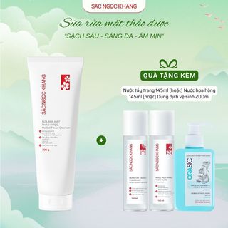 SỮA RỬA MẶT THẢO DƯỢC 300G TẶNG 1 TRONG 3 QUÀ