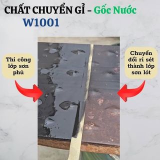 Chất Chuyển Rỉ Gốc Nước Thân Thiện Môi Trường, Bảo Vệ Bền Lâu Dung Tích 250ml, 500ml, 1L