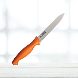 Dao Gọt Hoa Quả Lưỡi Răng Cưa KAI - Thép Không Gỉ, Dụng Cụ Nhà Bếp Chất Lượng cán nhựa PP nhiều màu