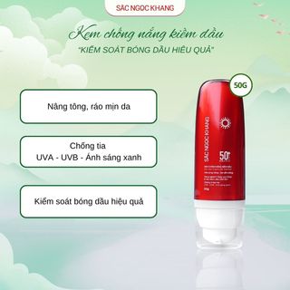 Kem Chống Nắng Kiềm Dầu [Tuýp 50g]