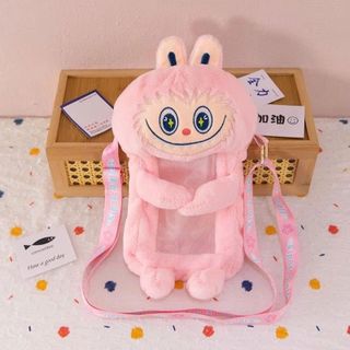 TÚI ĐEO CHÉO ĐỰNG ĐIỆN THOẠI HOẠT HÌNH SIÊU CUTE PHỐI KÍNH LABUBU, STITCH, CAPIPARA - PIPI STORE