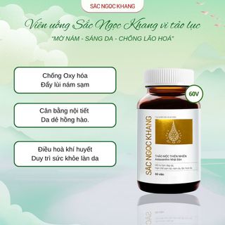 Viên Uống Sắc Ngọc Khang Vi Tảo Lục [Hộp 60 viên]