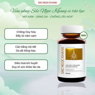 Viên Uống Sắc Ngọc Khang Vi Tảo Lục [Hộp 180 viên]