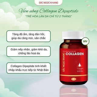 Viên Uống Collagen Dipeptide Sắc Ngọc Khang [Hộp 60 Viên]