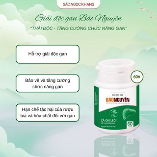 Viên Uống Giải Độc Gan Bảo Nguyên [Hộp 60 Viên]
