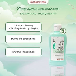Dung Dịch Vệ Sinh Thảo Dược Orasic [Chai 100ml]
