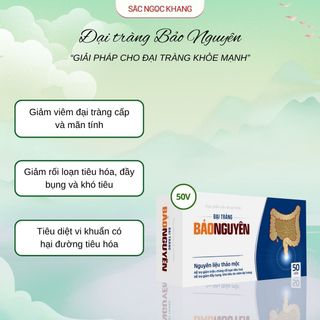 Viên Uống Đại Tràng Bảo Nguyên [Hộp 50 Viên]