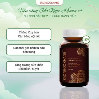 COMBO 03 Viên Uống Sắc Ngọc Khang ++ [Hộp 120 Viên] TẶNG 1 TRONG 2 QUÀ