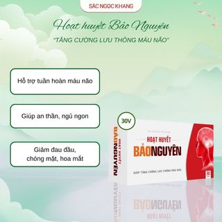 Viên Uống Hoạt Huyết Bảo Nguyên [Hộp 30 Viên]