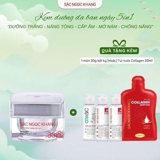Kem Dưỡng Trắng Da Ban Ngày 5 in 1 [Hũ 30g] TẶNG 1 TRONG 2 QUÀ