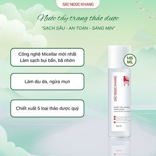 Nước Tẩy Trang Thảo Dược Sắc Ngọc Khang [Chai 145ml]