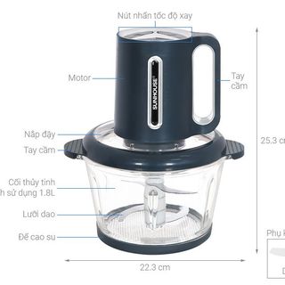 MÁY XAY THỊT ĐA NĂNG SUNHOUSE SHD5403