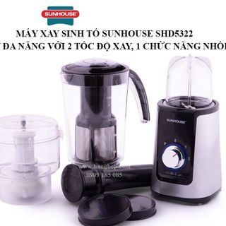 MÁY XAY SINH TỐ ĐA NĂNG SUNHOUSE SHD5322