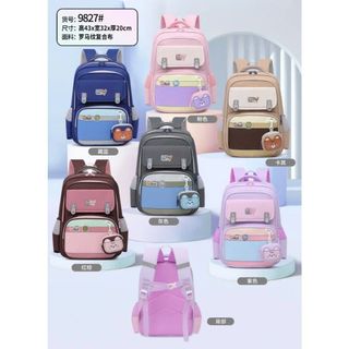 BALO TIỂU HỌC HOẠT HÌNH DỄ THƯƠNG A9827, CHỐNG THẤM, SIÊU NHẸ - PIPI STORE