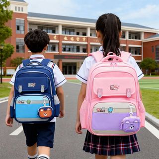 BALO TIỂU HỌC HOẠT HÌNH DỄ THƯƠNG A9827, CHỐNG THẤM, SIÊU NHẸ - PIPI STORE