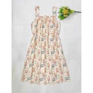 Váy tole lanh 2 dây mặc nhà