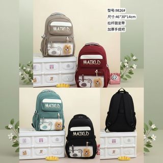 BALO MAIKLD A9826 – PHONG CÁCH TRẺ TRUNG, MÀU SẮC SIÊU XINH KÈM GẤU - PIPI STORE