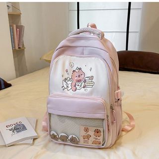 BALO HOẠT HÌNH CAPIPARA PHỐI KÍNH A8298, SIÊU RỘNG, TIỆN DỤNG, PHONG CÁCH TRẺ TRUNG - PIPI STORE