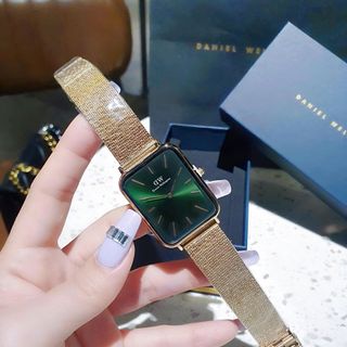 XẢ RẺ ĐỒNG HỒ NAM THỜI TRANG DANIEL W LƯỚI CHỮ NHẬT