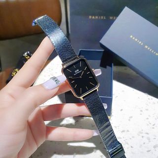 XẢ RẺ ĐỒNG HỒ NAM THỜI TRANG DANIEL W LƯỚI CHỮ NHẬT