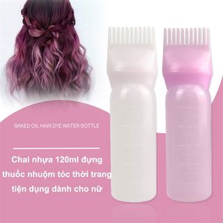 Chai nhựa 120ml đựng thuốc nhuộm tóc thời trang tiện dụng