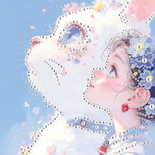 TRANH 3D ĐÍNH NGỌC 20CM