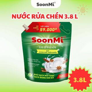 Nước Rửa Chén Hương Quế SoonMi 3.8L