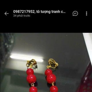 Bông tai đẹp nữ hoa tai như hình