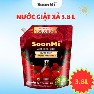 Nước Giặt Xả Hương Nước Hoa SoonMi 3.8L