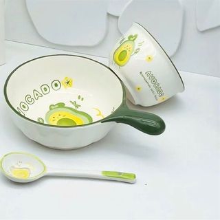 Bộ 3 món bát sứ quả bơ ( THÙNG 36B )