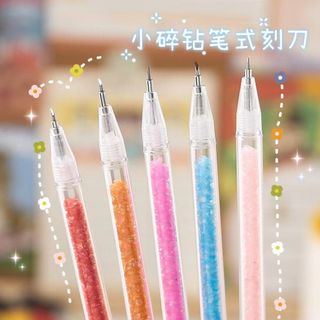 BÚT DAO KIM TUYẾN ĐẦU NHỌN MỞ STICKER