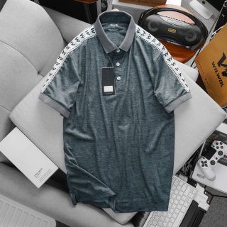 Áo Polo Phối Vai Cổ Bo WILWOL, Phong Cách Năng Động Trẻ Trung, Chất Thoáng Khí Không Nhăn